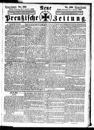 Neue preußische Zeitung vom 05.11.1908