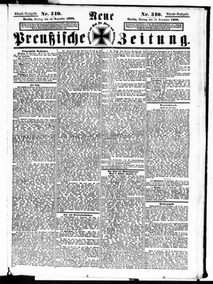 Neue preußische Zeitung vom 16.11.1908