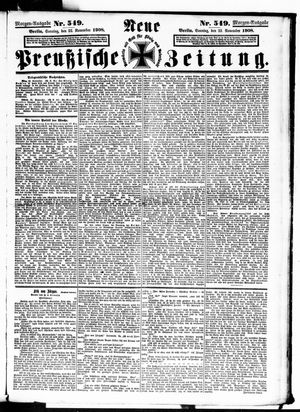 Neue preußische Zeitung vom 22.11.1908