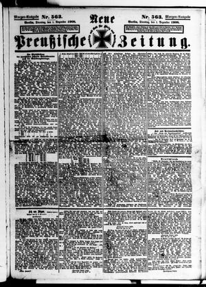 Neue preußische Zeitung vom 01.12.1908