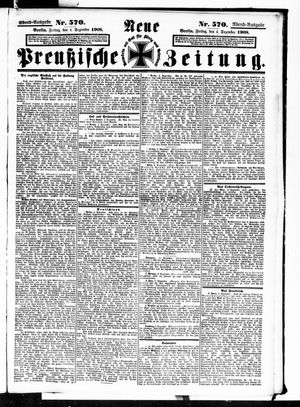 Neue preußische Zeitung vom 04.12.1908