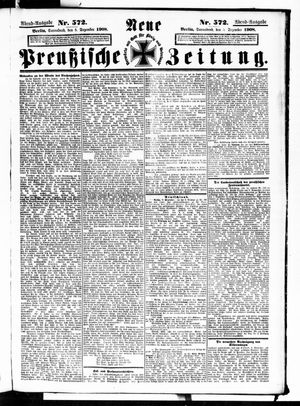 Neue preußische Zeitung vom 05.12.1908