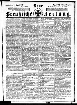 Neue preußische Zeitung vom 08.12.1908