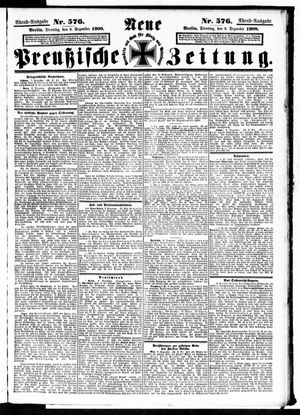 Neue preußische Zeitung vom 08.12.1908