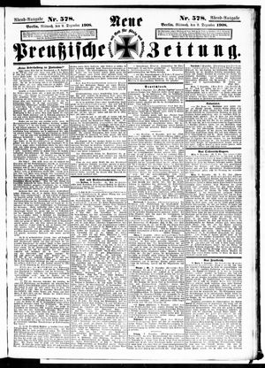 Neue preußische Zeitung vom 09.12.1908