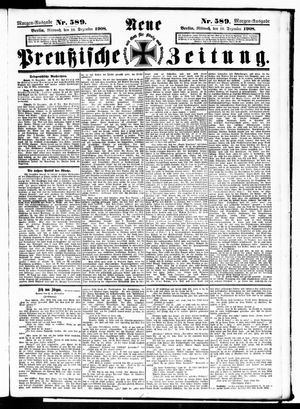 Neue preußische Zeitung vom 16.12.1908