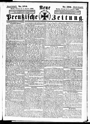 Neue preußische Zeitung vom 16.12.1908