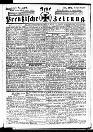 Neue preußische Zeitung vom 22.12.1908