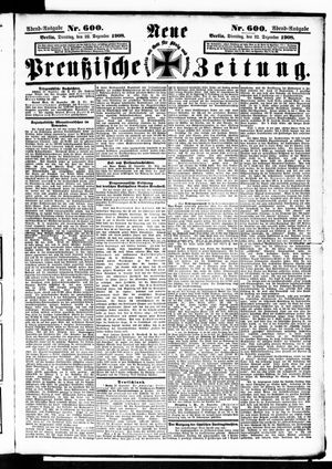 Neue preußische Zeitung vom 22.12.1908