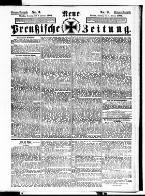 Neue preußische Zeitung vom 03.01.1909