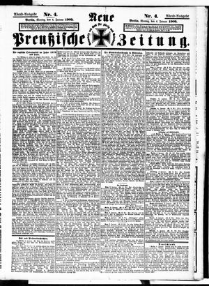 Neue preußische Zeitung vom 04.01.1909