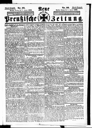Neue preußische Zeitung vom 11.01.1909