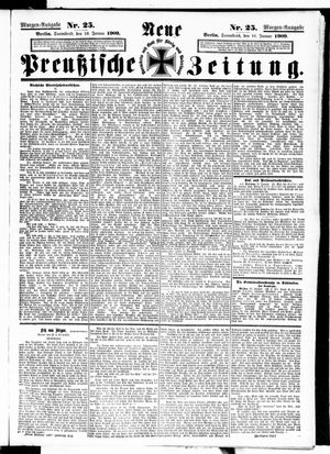 Neue preußische Zeitung vom 16.01.1909