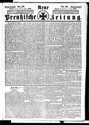 Neue preußische Zeitung vom 17.01.1909
