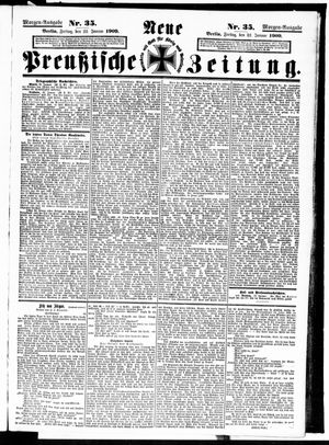 Neue preußische Zeitung vom 22.01.1909