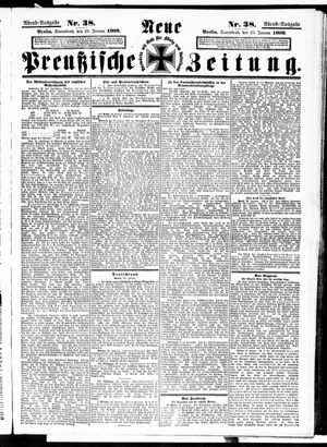 Neue preußische Zeitung vom 23.01.1909