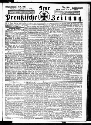 Neue preußische Zeitung vom 24.01.1909
