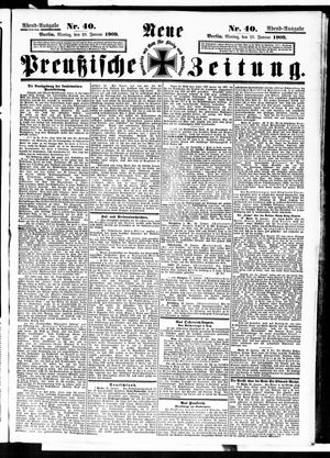 Neue preußische Zeitung vom 25.01.1909