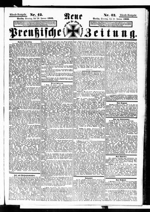 Neue preußische Zeitung vom 26.01.1909