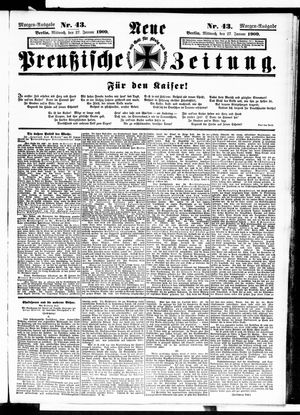 Neue preußische Zeitung vom 27.01.1909