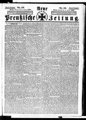 Neue preußische Zeitung vom 27.01.1909