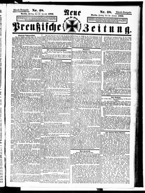 Neue preußische Zeitung vom 29.01.1909
