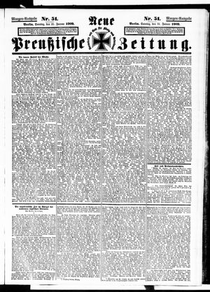 Neue preußische Zeitung vom 31.01.1909