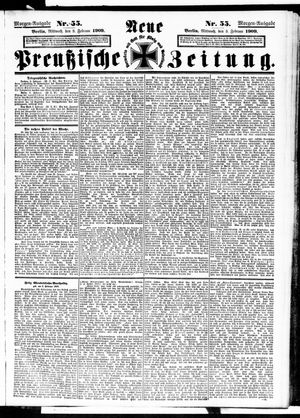 Neue preußische Zeitung vom 03.02.1909