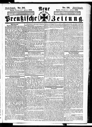 Neue preußische Zeitung vom 03.02.1909