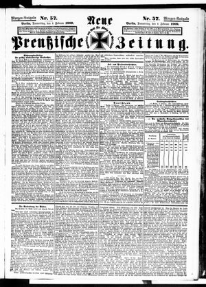 Neue preußische Zeitung vom 04.02.1909