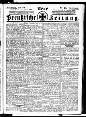 Neue preußische Zeitung vom 04.02.1909