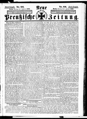 Neue preußische Zeitung vom 09.02.1909