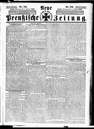 Neue preußische Zeitung vom 11.02.1909