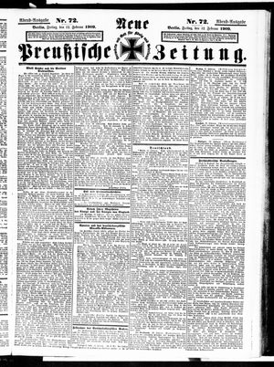 Neue preußische Zeitung vom 12.02.1909