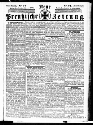 Neue preußische Zeitung on Feb 13, 1909
