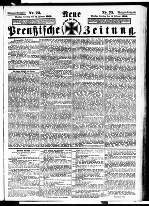 Neue preußische Zeitung vom 14.02.1909