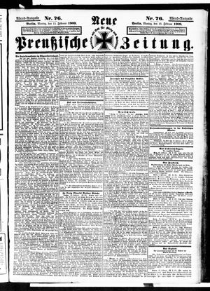 Neue preußische Zeitung vom 15.02.1909