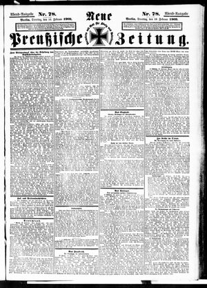 Neue preußische Zeitung vom 16.02.1909