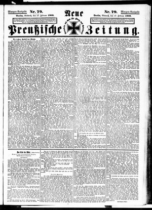 Neue preußische Zeitung vom 17.02.1909