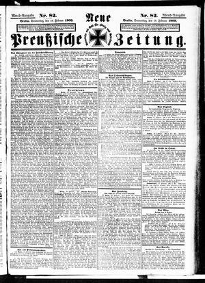 Neue preußische Zeitung vom 18.02.1909