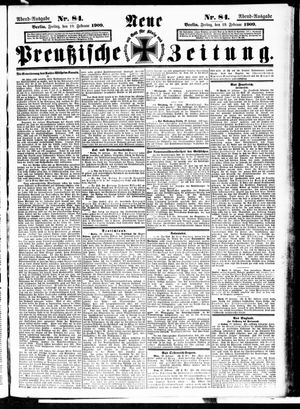 Neue preußische Zeitung vom 19.02.1909