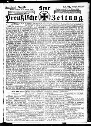 Neue preußische Zeitung vom 20.02.1909