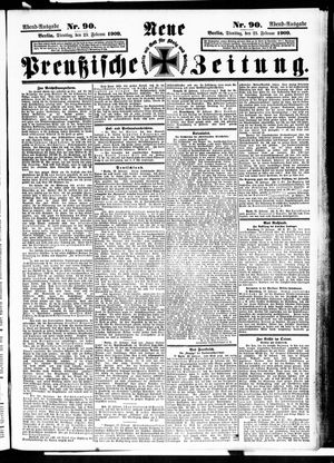 Neue preußische Zeitung vom 23.02.1909