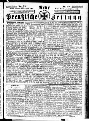 Neue preußische Zeitung vom 27.02.1909