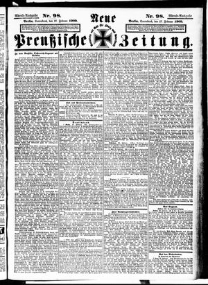 Neue preußische Zeitung vom 27.02.1909