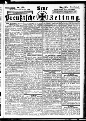 Neue preußische Zeitung vom 17.03.1909