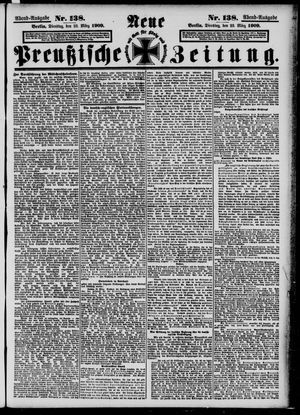 Neue preußische Zeitung vom 23.03.1909