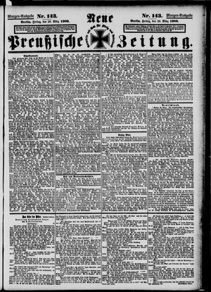 Neue preußische Zeitung vom 26.03.1909