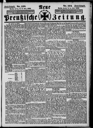 Neue preußische Zeitung vom 26.03.1909