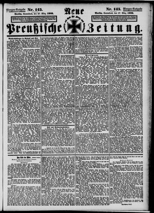 Neue preußische Zeitung vom 27.03.1909